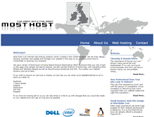 Tablet Screenshot of mosthost.co.uk